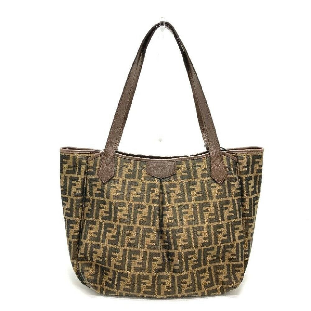 Authentic Fendi 8bh268 Zucca Ff Pattern Shoulder … - image 1